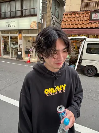 パーマ メンズ イマイ リサのヘアスタイル