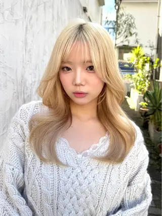 ミディアム カラー muscali♡ 原宿.表参道のヘアスタイル