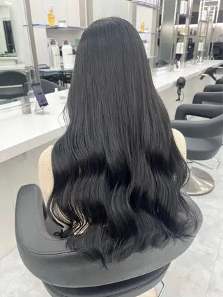 ロング カラー 韓国風暗髪🐈‍⬛ KOUMI🪽のヘアスタイル