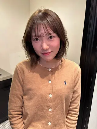 ショート カラー rizu🤎/ ボブ /ブラウンカラーのヘアスタイル