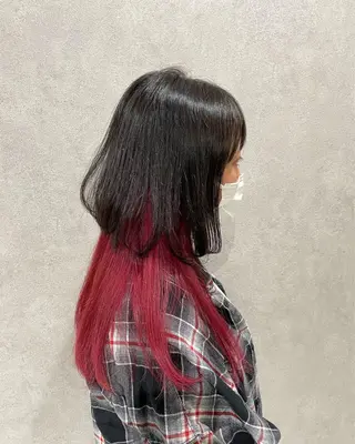 ロング カラー パーマ ヘアアレンジ メンズ キッズ ネイル マツエク・マツパ アイブロウ Hiro ヒロのヘアスタイル