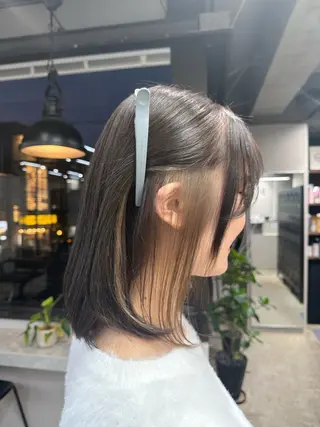 カラー ルシ🎨/ハイトーン デザイン/髪質改善のヘアスタイル