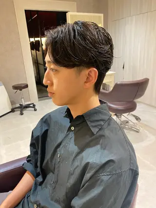 ショート パーマ メンズ CAMUE代表 Masaのヘアスタイル