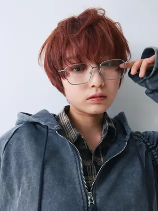 ショート rino🤍 恵比寿レイヤーカットのヘアスタイル