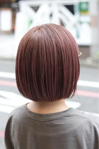 ショート カラー ヘアアレンジ 川内 政人のヘアスタイル