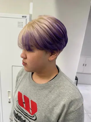 ショート カラー メンズ piLLon/ RYUKAのヘアスタイル