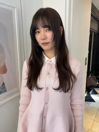 ロング カラー riria/ボブ /透明感カラー🎀のヘアスタイル