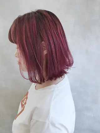 ショート カラー MOU namba ムウナンバのヘアスタイル