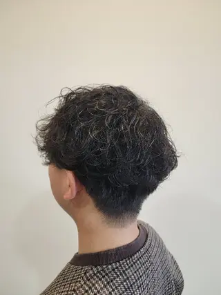 メンズ パーマ 山田 周のヘアスタイル