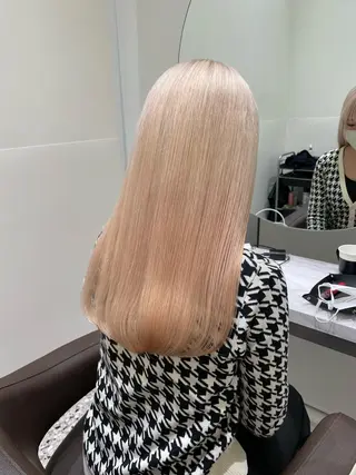 ロング レイヤー/ハッシュ 渋谷/サッタのヘアスタイル