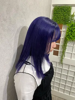 セミロング カラー Hiro ヒロのヘアスタイル