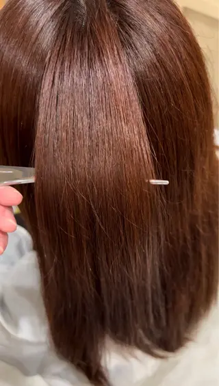 ロング カラー 似合わせ 顔周りYUUGAのヘアスタイル