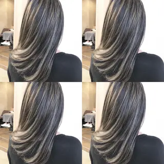 セミロング カラー ヘアアレンジ 🌼圧倒的な口コミ数 BRAVE柏東口のヘアスタイル
