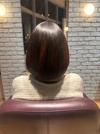 ミディアム 松浦 麻衣のヘアスタイル