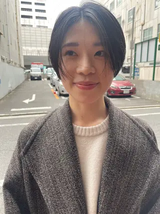 ショート さの あやねのヘアスタイル
