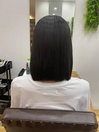 セミロング 髪質改善・縮毛矯正 💎ASUKAのヘアスタイル