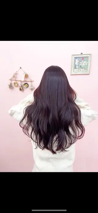 ロング カラー 山本 史奈のヘアスタイル