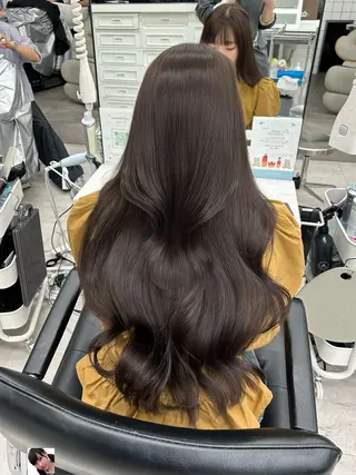 ロング カラー 透明感カラー 古山 結季🌙🖤のヘアスタイル