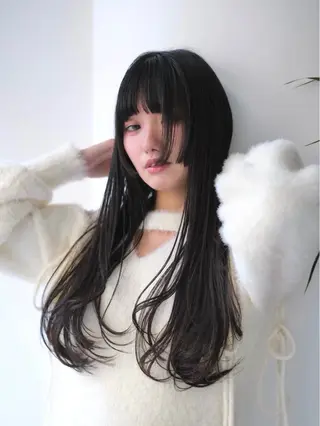 ロング 鈴木 達也のヘアスタイル