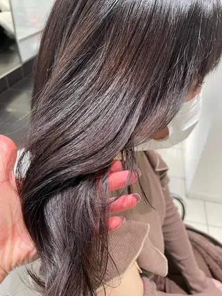 ミディアム カラー BiBi 武田 あやのヘアスタイル