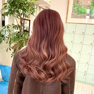 セミロング カラー パーマ ヘアアレンジ 🌈インナーカラー ‘ショウマ’🌈のヘアスタイル