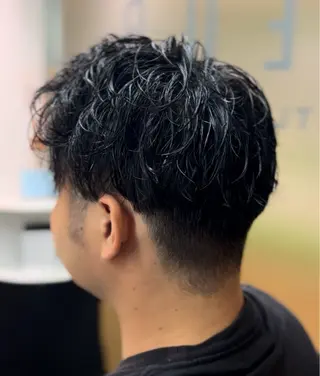 ミディアム パーマ ヘアアレンジ メンズ FRISEUR/山本 美芽のヘアスタイル