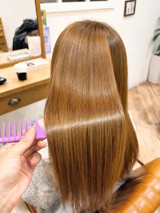 ロング 松下 倫子のヘアスタイル