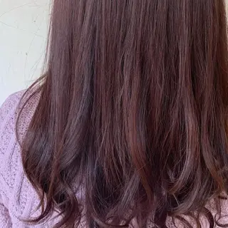 ロング 近鉄奈良 カラー　うのさくらのヘアスタイル