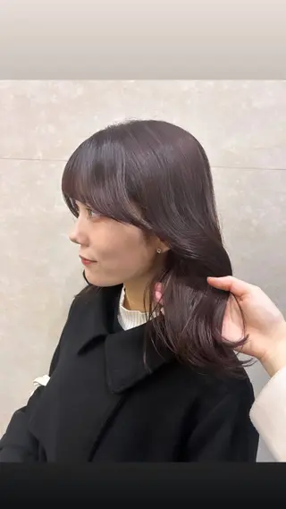 カラー Ami♡表参道/艶髪 ピンク/盛れカットのヘアスタイル