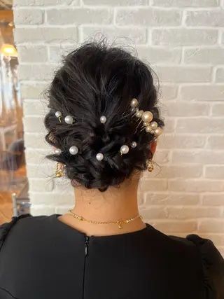 セミロング ヘアアレンジ Topstylist YUKIのヘアスタイル
