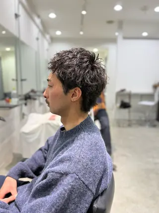 ショート パーマ メンズ (Lenis) takutoのヘアスタイル