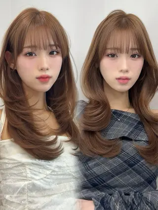 ロング 韓国ヘア/レイヤー カット SAKURAのヘアスタイル