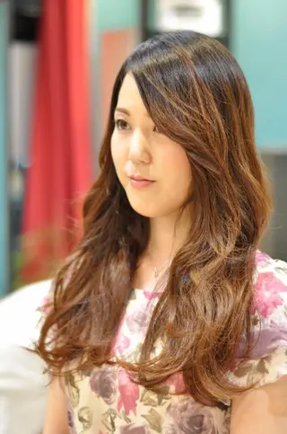 ロング ヘアアレンジ SaKai Nozomiのヘアスタイル