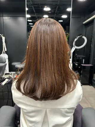 ミディアム LANVERY所属・カットモデル 募集中/礒部美沙のヘアスタイル