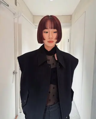 ショート 藤原 怜央のヘアスタイル