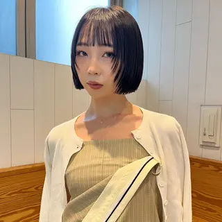 ショート カラー 艶髪✨×顔周りカット 🧚ナツホのヘアスタイル