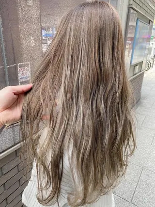 ロング カラー 菅村 勇亮のヘアスタイル