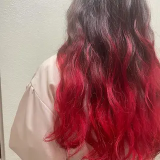 ミディアム カラー パーマ ヘアアレンジ メンズ キッズ ネイル マツエク・マツパ 切りっぱなしヘアボブ ミディアムヘアRYOのヘアスタイル