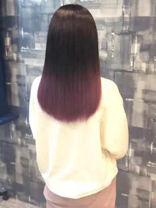 セミロング カラー 日高 香織のヘアスタイル