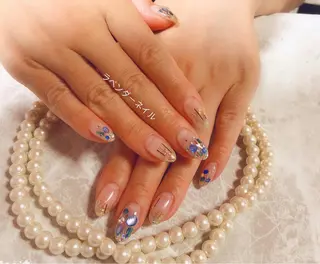 ネイル ラベンダー💖日暮里 ルル💖ネイルのネイルデザイン