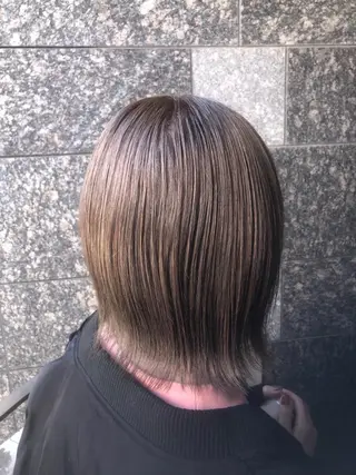 ミディアム カラーアンドケアリタ kitamuuuのヘアスタイル