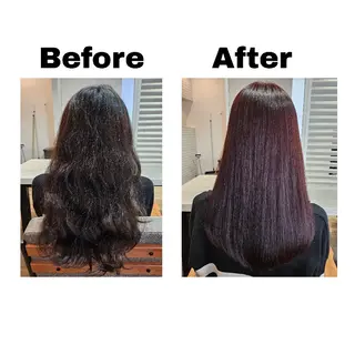 ロング パーマ カラー 髪質改善サロン🍃 AIRI のヘアスタイル