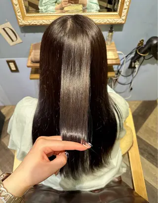 セミロング カラー 【echelle】 あむのヘアスタイル