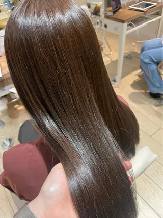 ミディアム カラー 美髪/髪質改善 川口凌弥のヘアスタイル