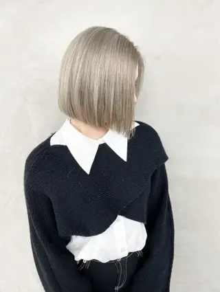 カラー ブリーチカラー特化 ✨️永井諒のヘアスタイル