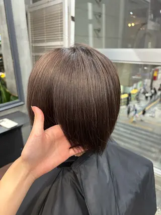 ショート カラー ア ユ ミのヘアスタイル