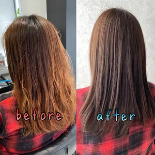 ロング 伊藤 早人のヘアスタイル