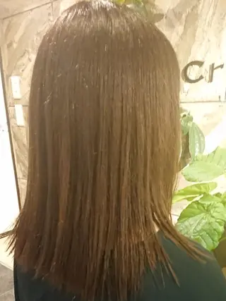 セミロング 清水 旭美のヘアスタイル
