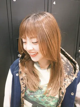 セミロング FJ Kaminokeのヘアスタイル