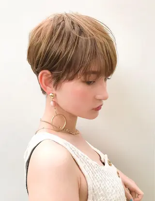 ショート カラー 韓×中くびれヘア💋 髪質改善宇塚元哉💓のヘアスタイル